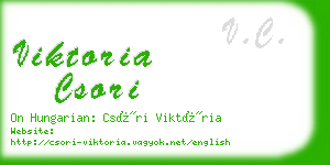 viktoria csori business card